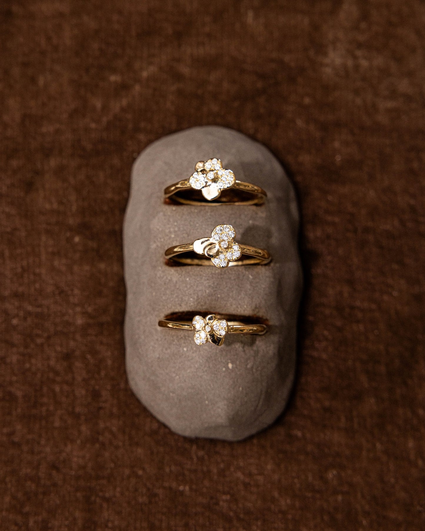 Flower Stacking Rings