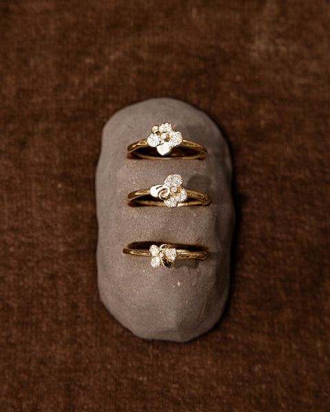 Flower Stacking Rings