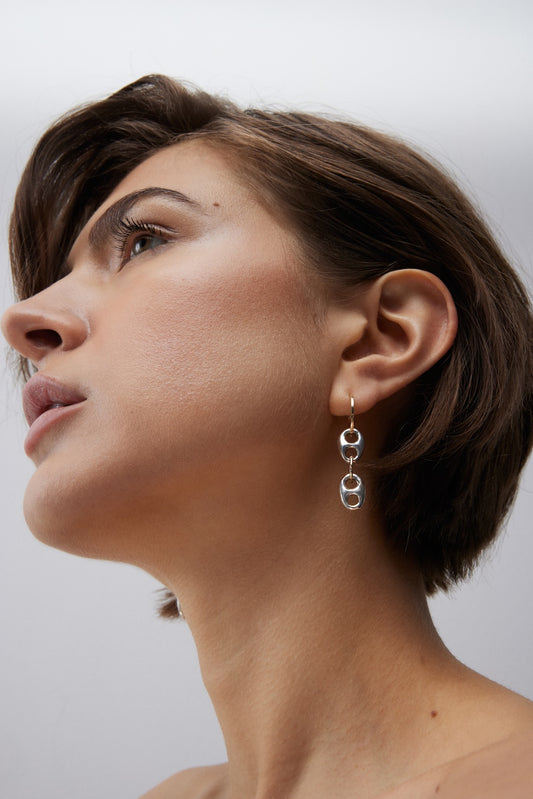 Chunky Wake Drop Earrings