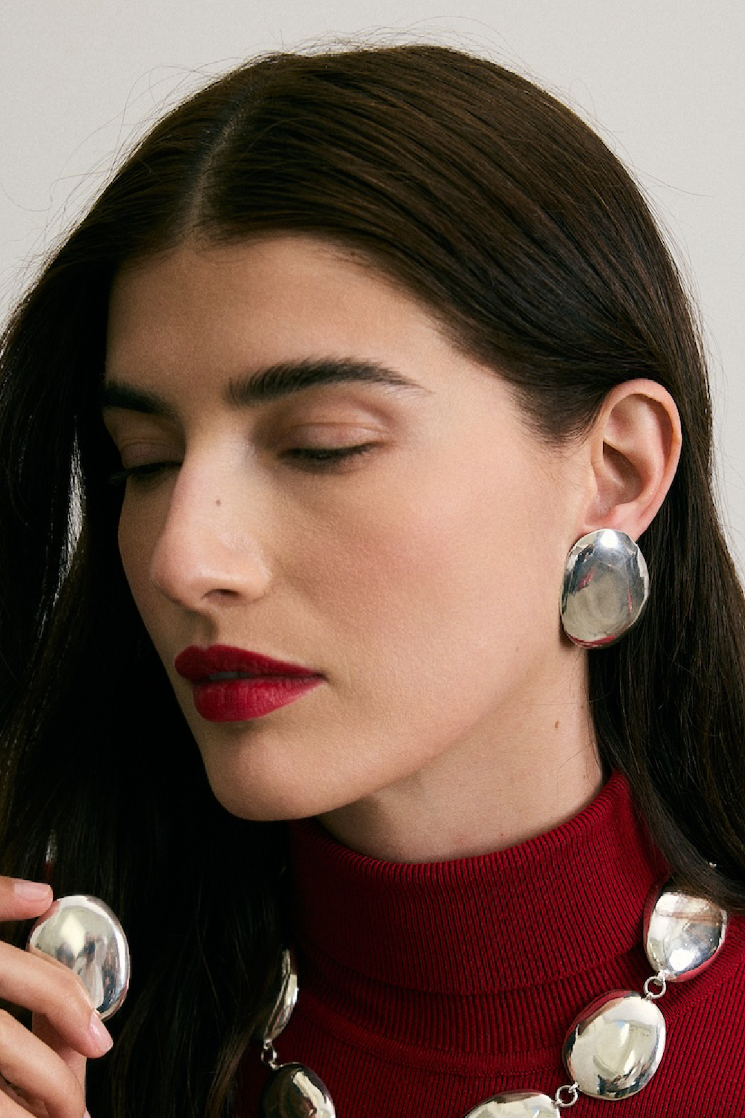 Large Pebble Earring