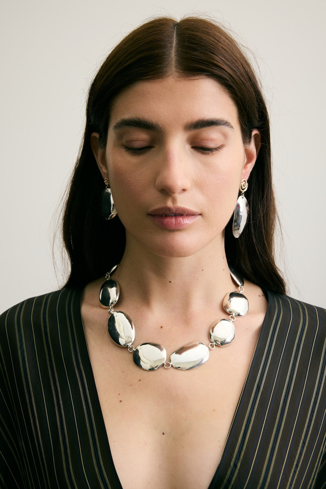 Drop Pebble Earrings