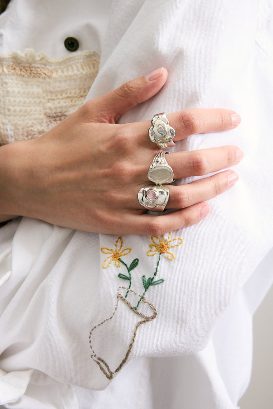 Chunky Jude Flower Ring