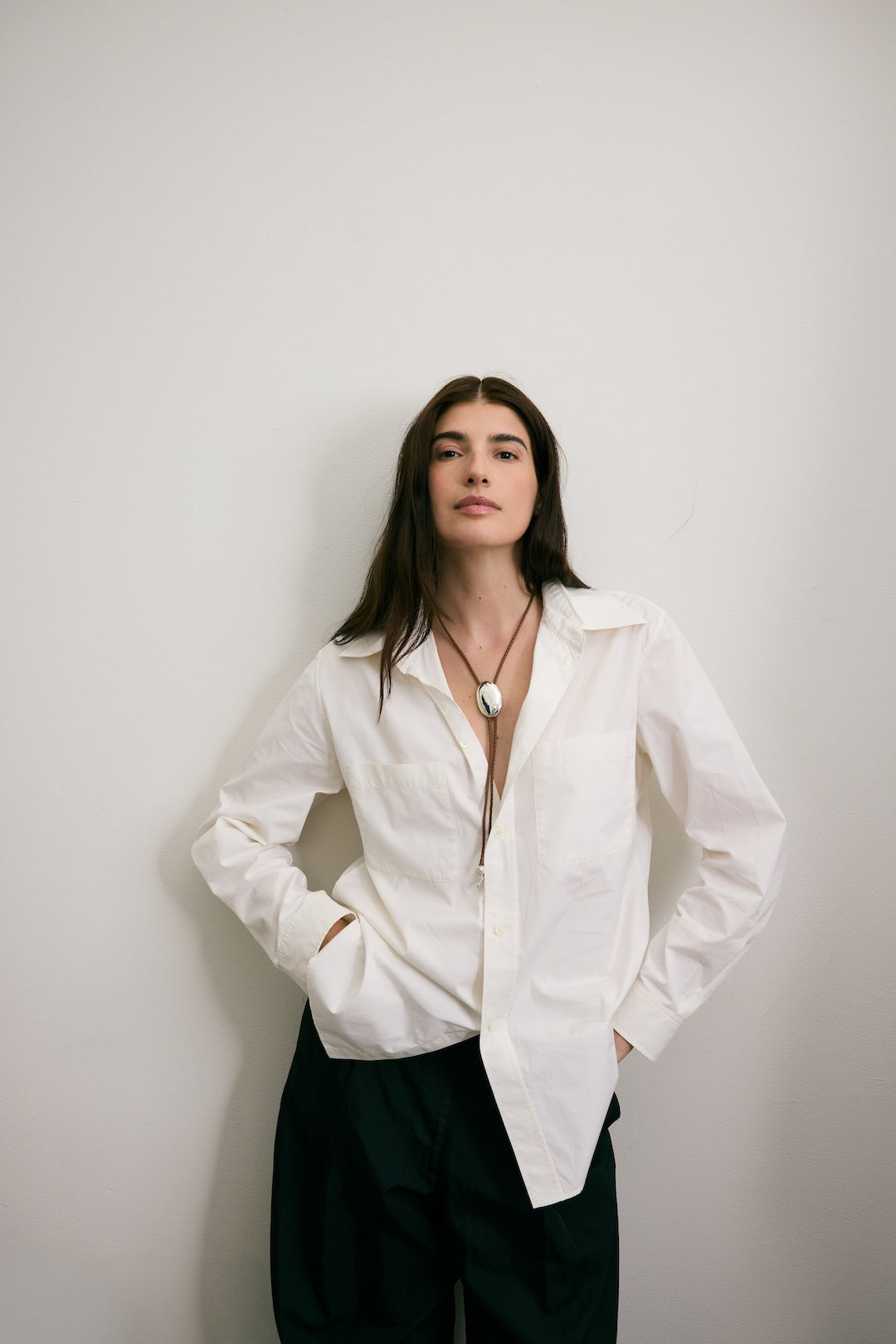 Pebble Bolo Necklace