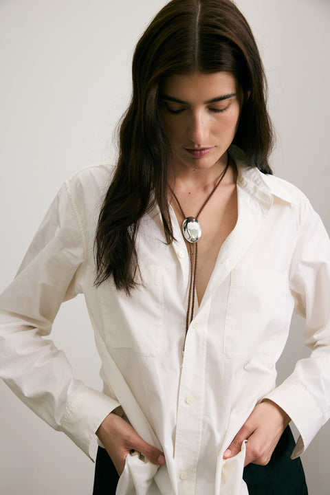 Pebble Bolo Necklace