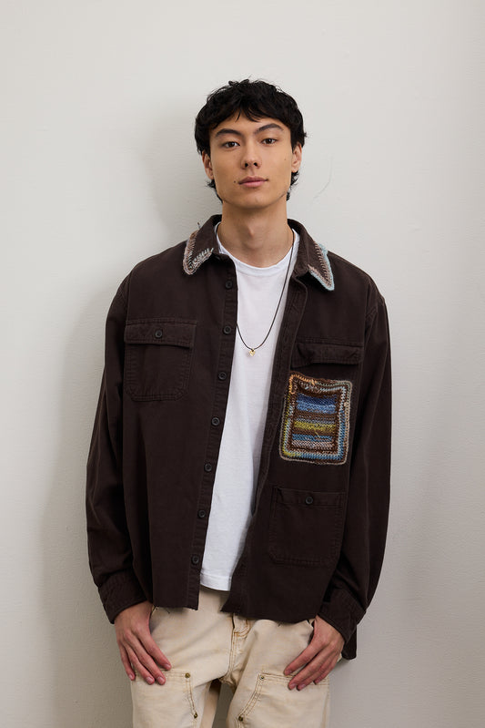 Dark Brown Work-Wear jacket