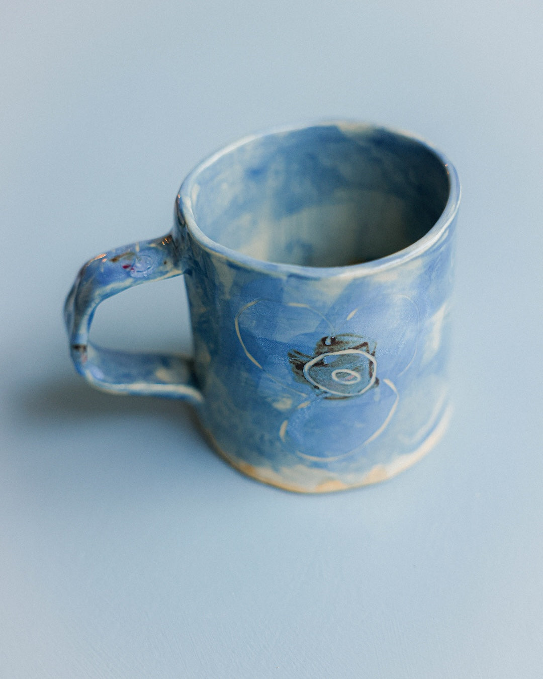 Blue Jude Floral Mug