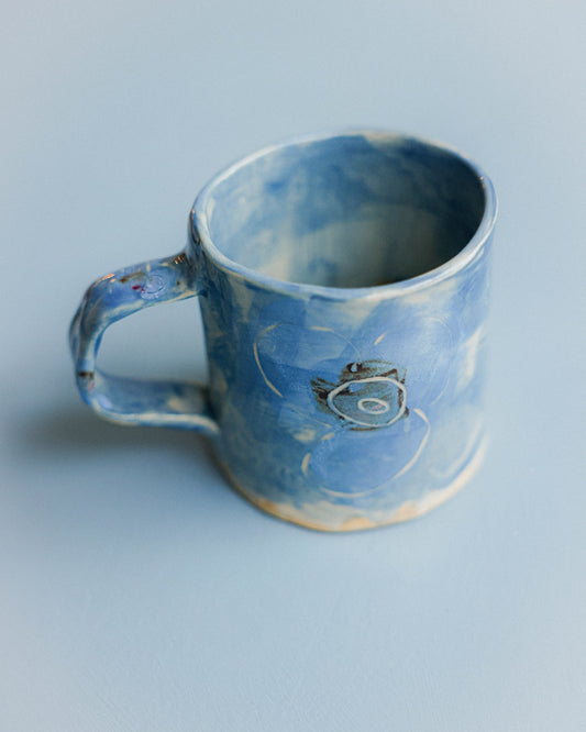 Blue Jude Floral Mug
