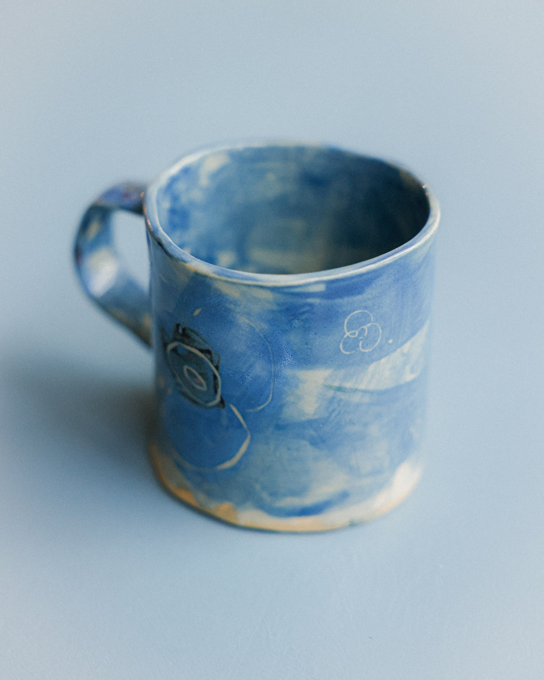 Blue Jude Floral Mug