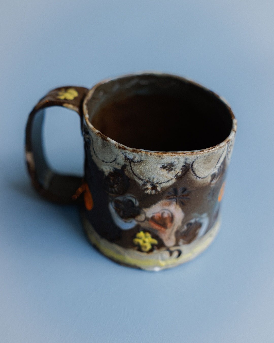 Brown Jude Floral Mug