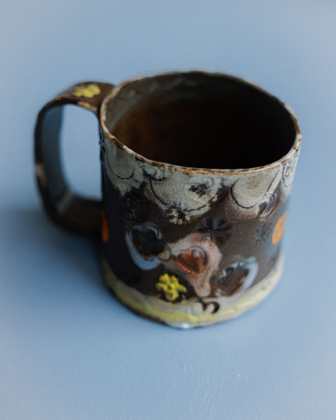Brown Jude Floral Mug