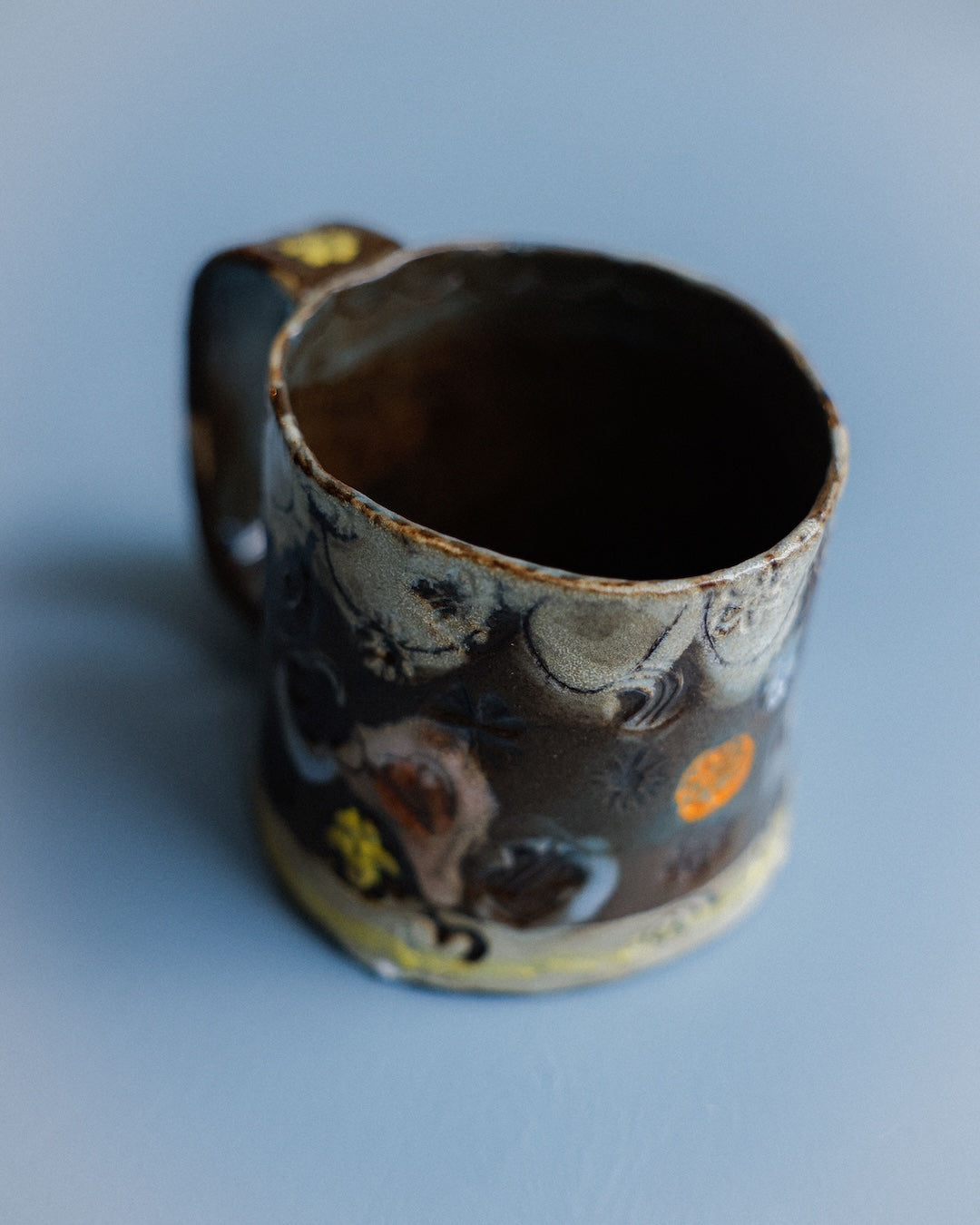 Brown Jude Floral Mug