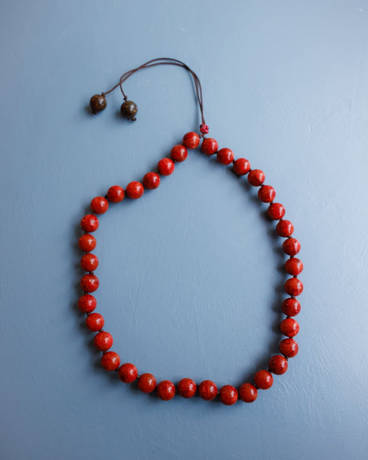Jasper Stone Bead Necklace