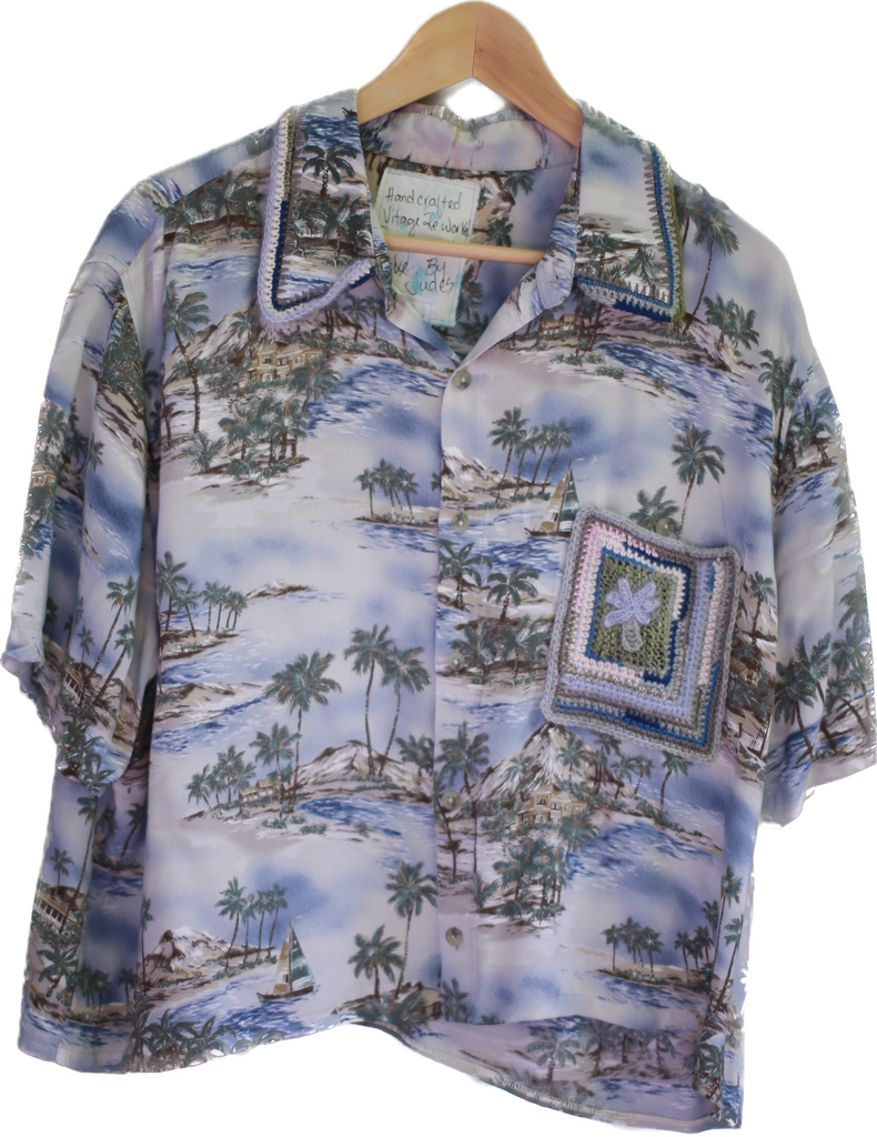 Re worked Hawaiian shirt