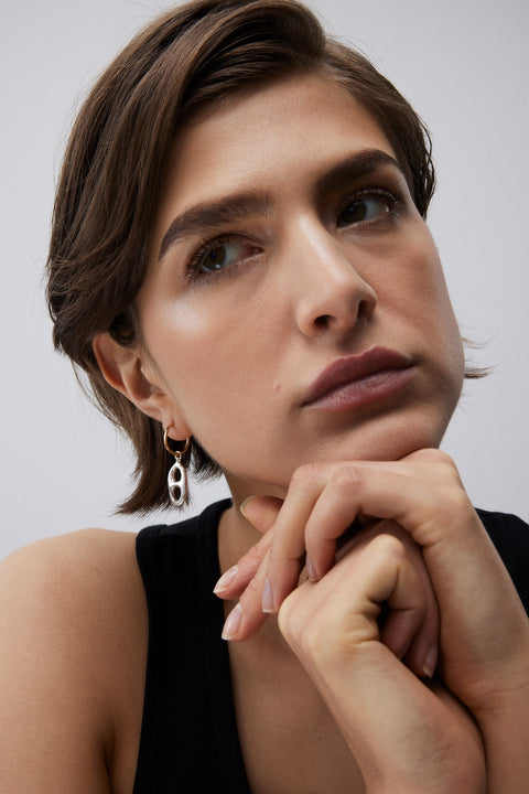 Chunky Wake & Hoop Earrings