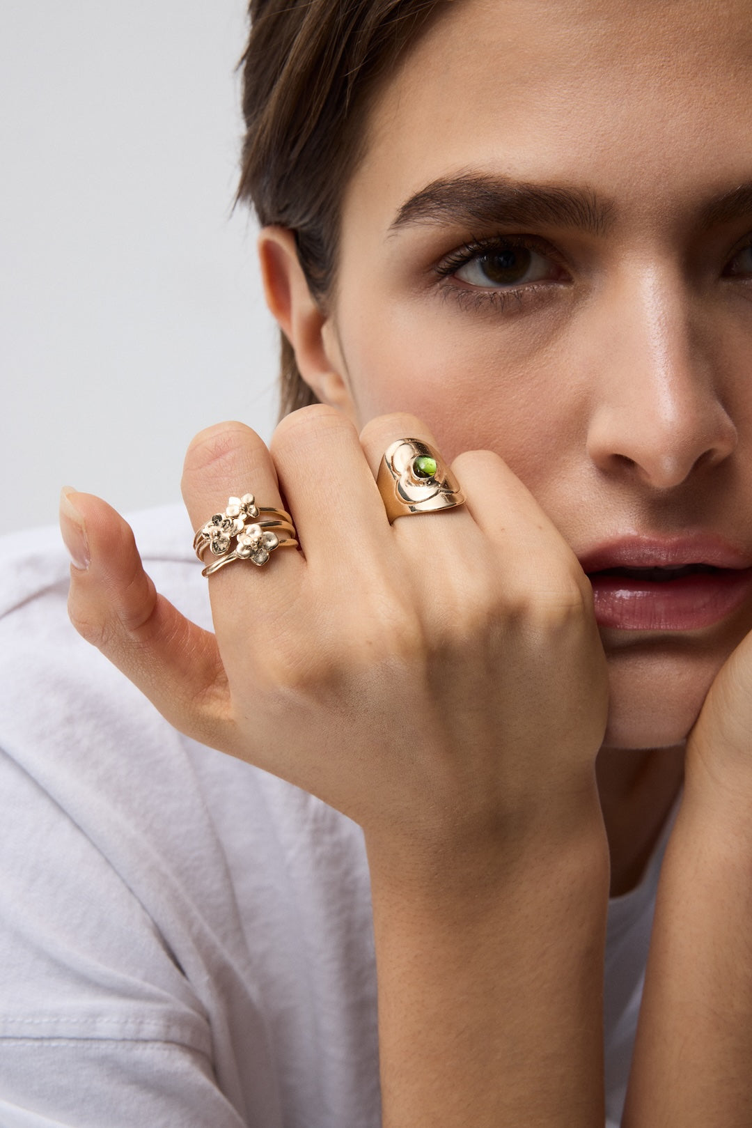 Flower Stacking Rings