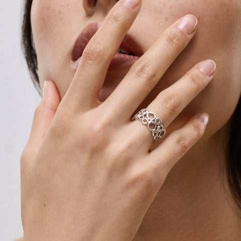 Double Pebble Ring