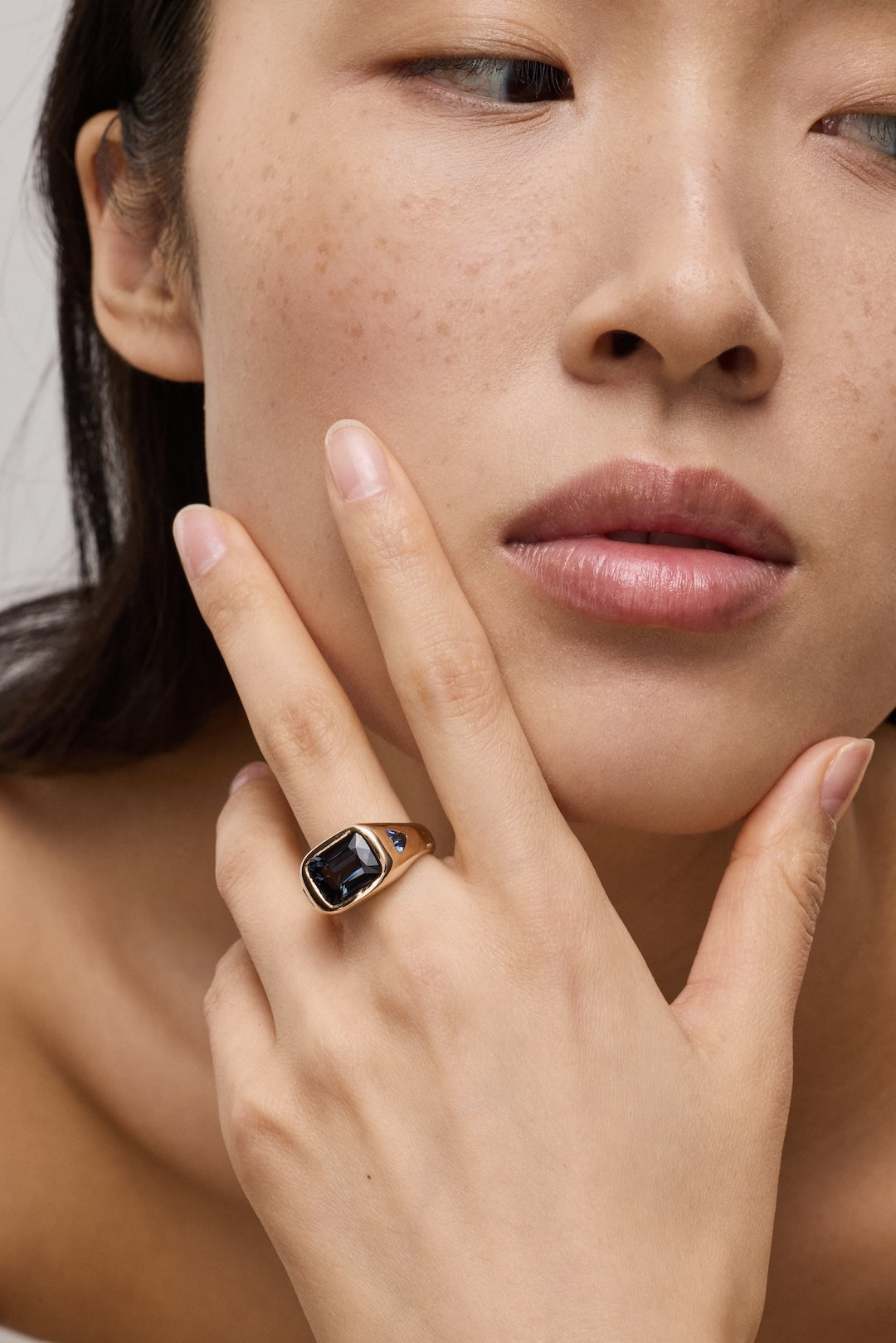 Spinel Emerald Cut Ring