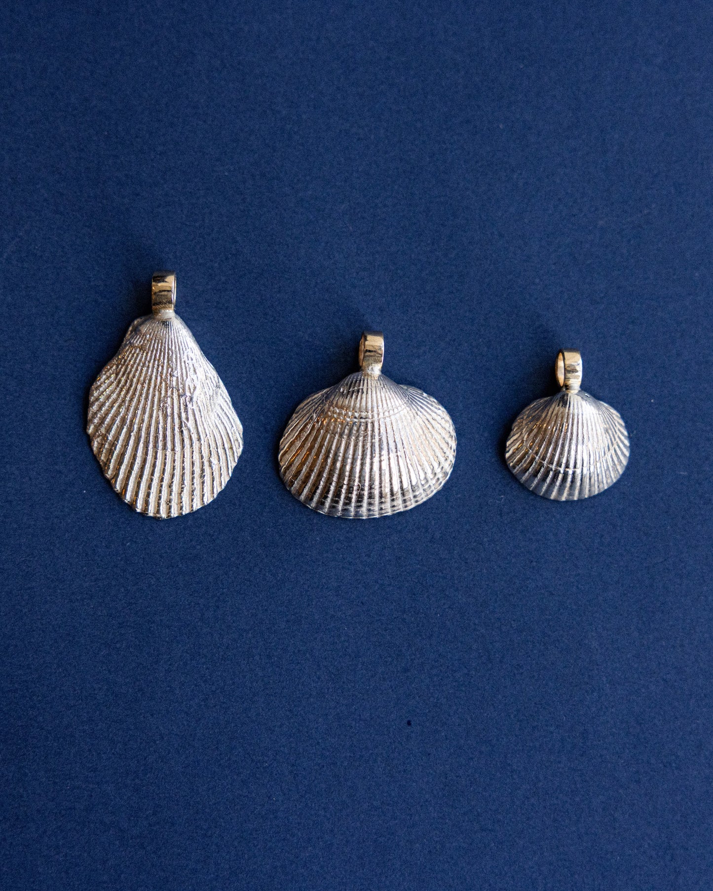Silver Seashell Charm