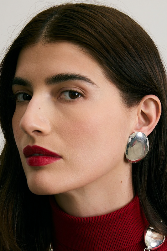 Large Pebble Earring