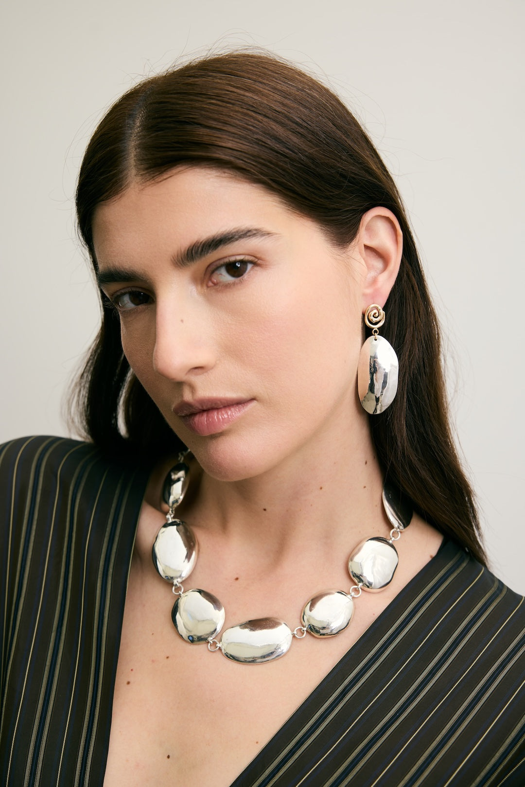 Drop Pebble Earrings