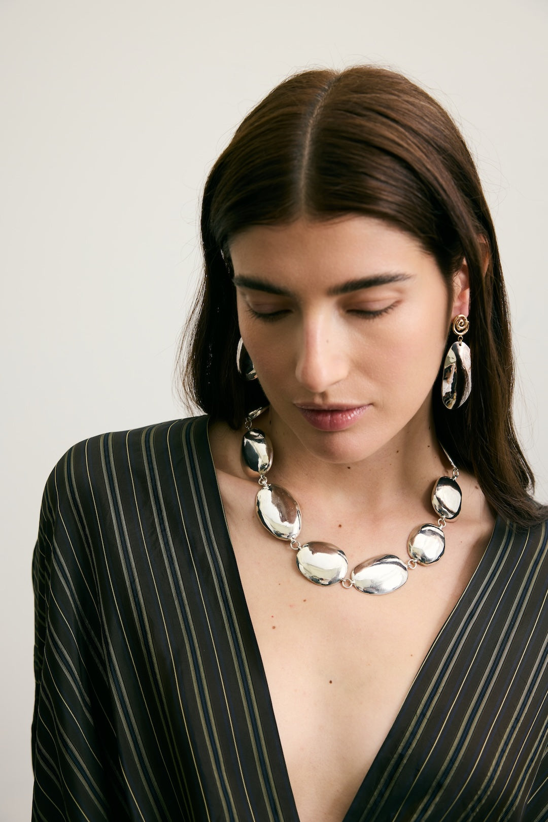 Drop Pebble Earrings