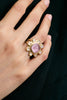 Morganite Flower Ring