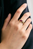 Ruby Red Flower Ring