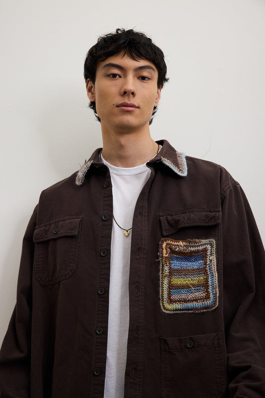 Dark Brown Work-Wear jacket