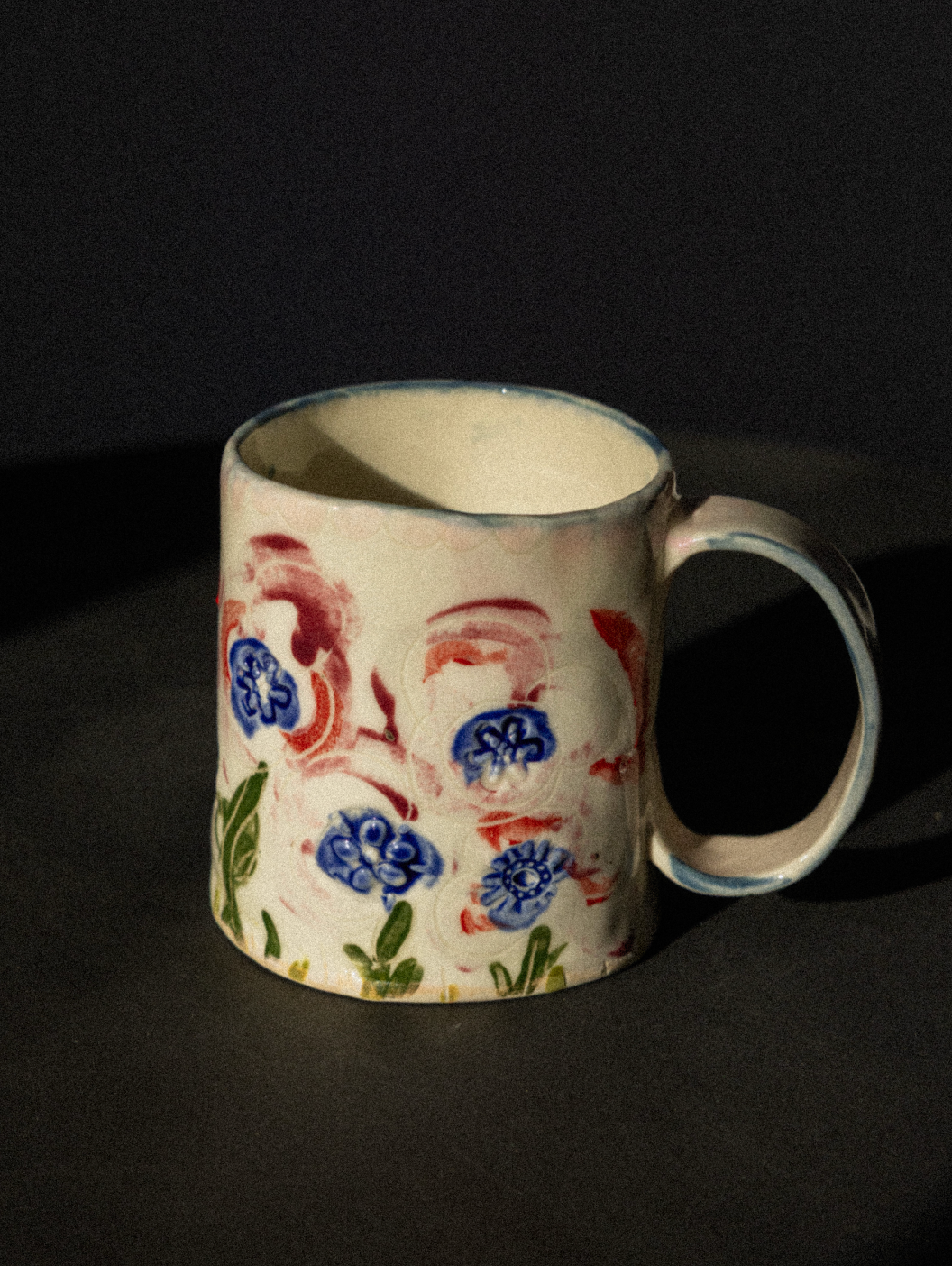 Red Jude Flower Mug