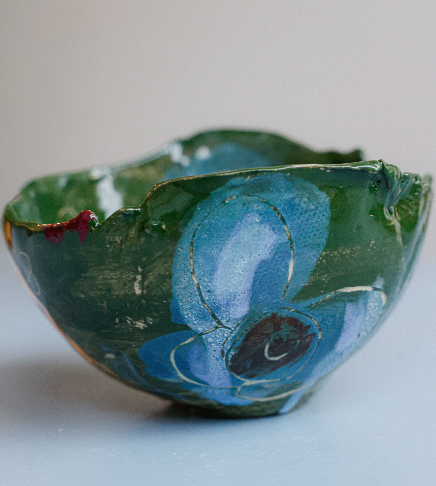 Jude Green Flower Bowl