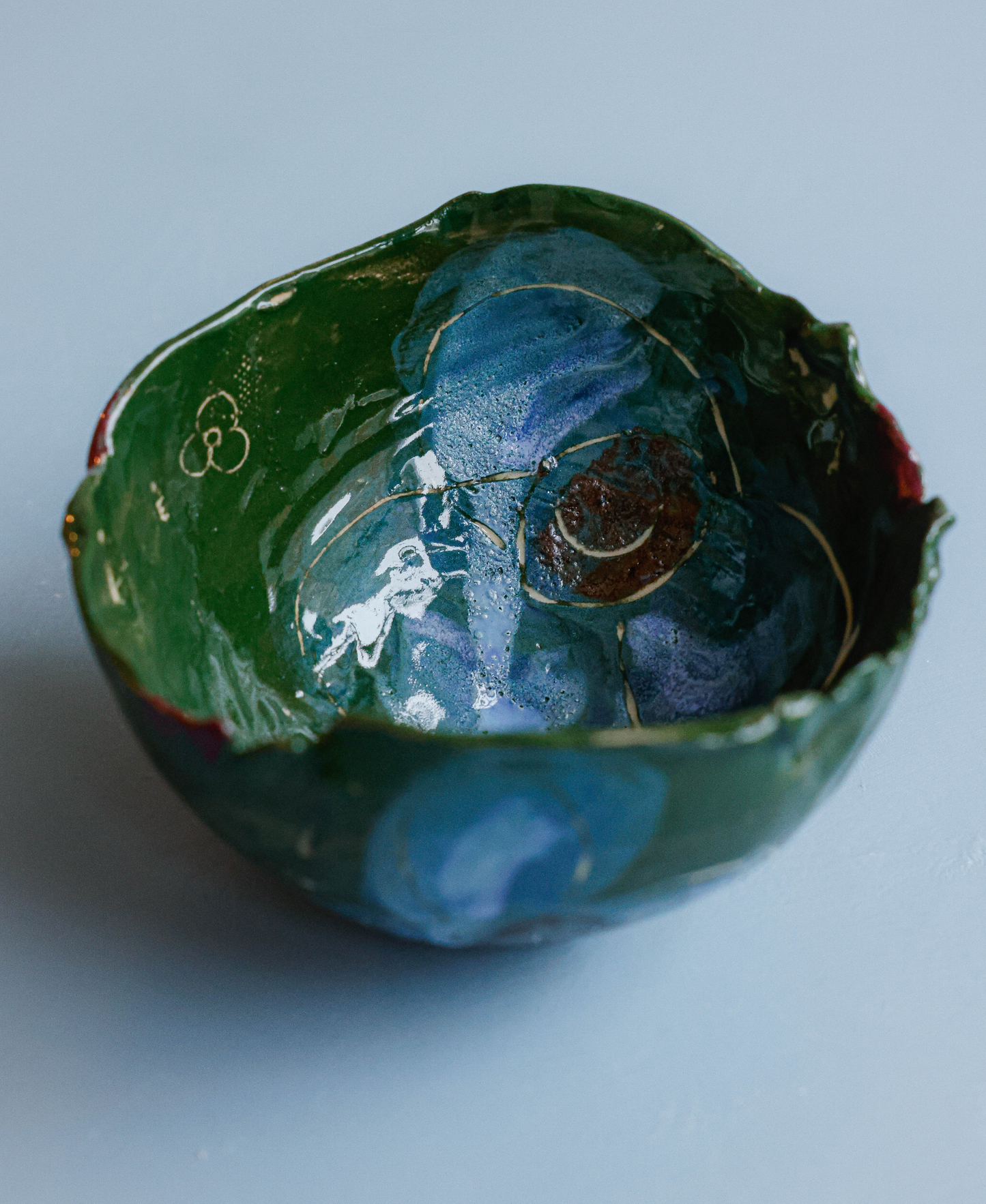 Jude Green Flower Bowl